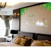 Tree Leaves, Loving Swans Wall Decal